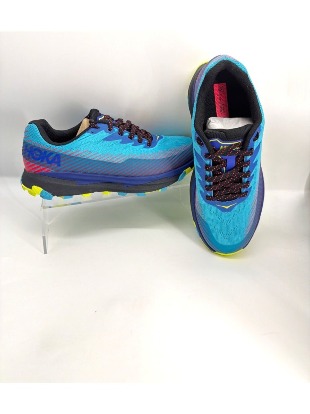 Hoka Torrent 2 Sneakers Blue Black Trail Athletic Shoes Women Size 6.5